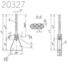Блок подвески с муфтой Л8-175.000-04 5500 кгс