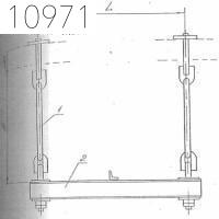 Траверса металлическая подвесная 6,5 мм 0312.49.00.000-06 СБ