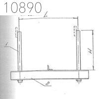 Траверса металлическая подвесная 12 мм 0312.47.00.000-25 СБ