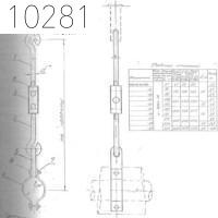 Крепление одной трубы на подвеске DN 159 Pmax 615 200°C 0312.18.00.000-05 СБ