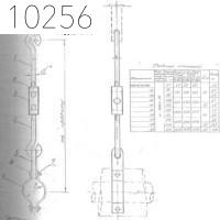 Крепление одной трубы на подвеске DN 108 Pmax 231 100°C 0312.18.00.000-03 СБ