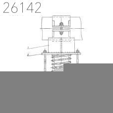 Опора катковая пружинная трубопроводов ТЭС и АЭС 377 мм ОСТ 24.125.165-01 хром.