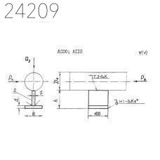 Опора тавровая хомутовая тип 133-ТХ-Б12 ОСТ 36-146-88