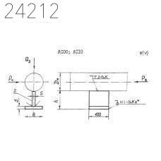 Опора тавровая хомутовая тип 133-ТХ-БС22 ОСТ 36-146-88