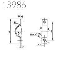 Опора А14Б 361.000-06 СБ 125х80 мм