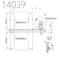 Опора А14Б 366.000-10 СБ 80 мм