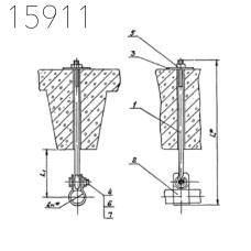 Подвеска для крепления трубопроводов АПЭ 1399 18 мм