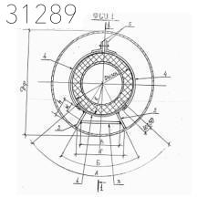 Скользящая подкладная опора в футляре для труб в ППУ ФСО1 108-250-377